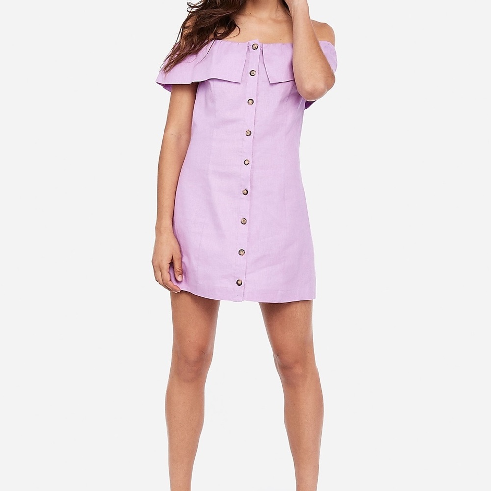 Express x Rocky Barnes dress